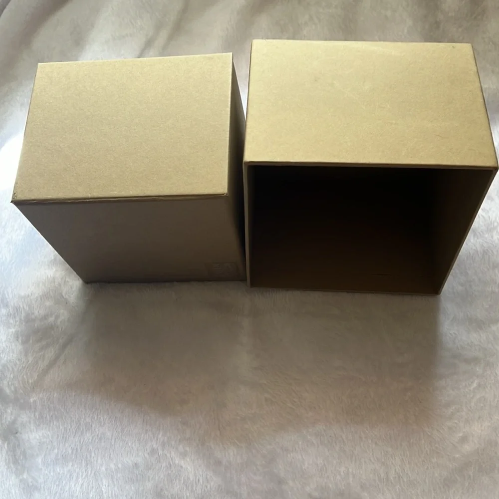 Burberry Empty Watch Presentation Box Case w/ Manual Booklet Authentic Beige